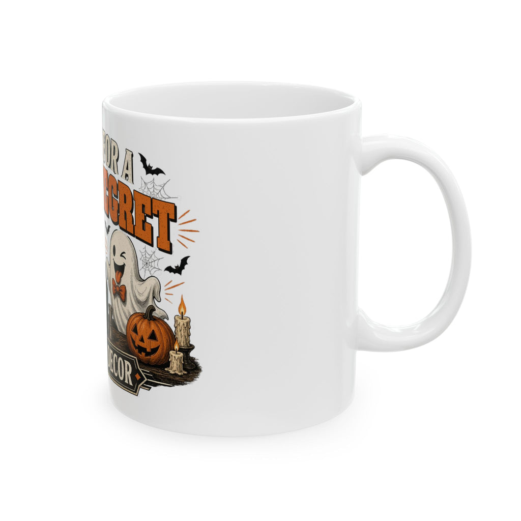 Join Me for a Liquid Regret Skeleton Bar Mug | Spooky Coworker Gift