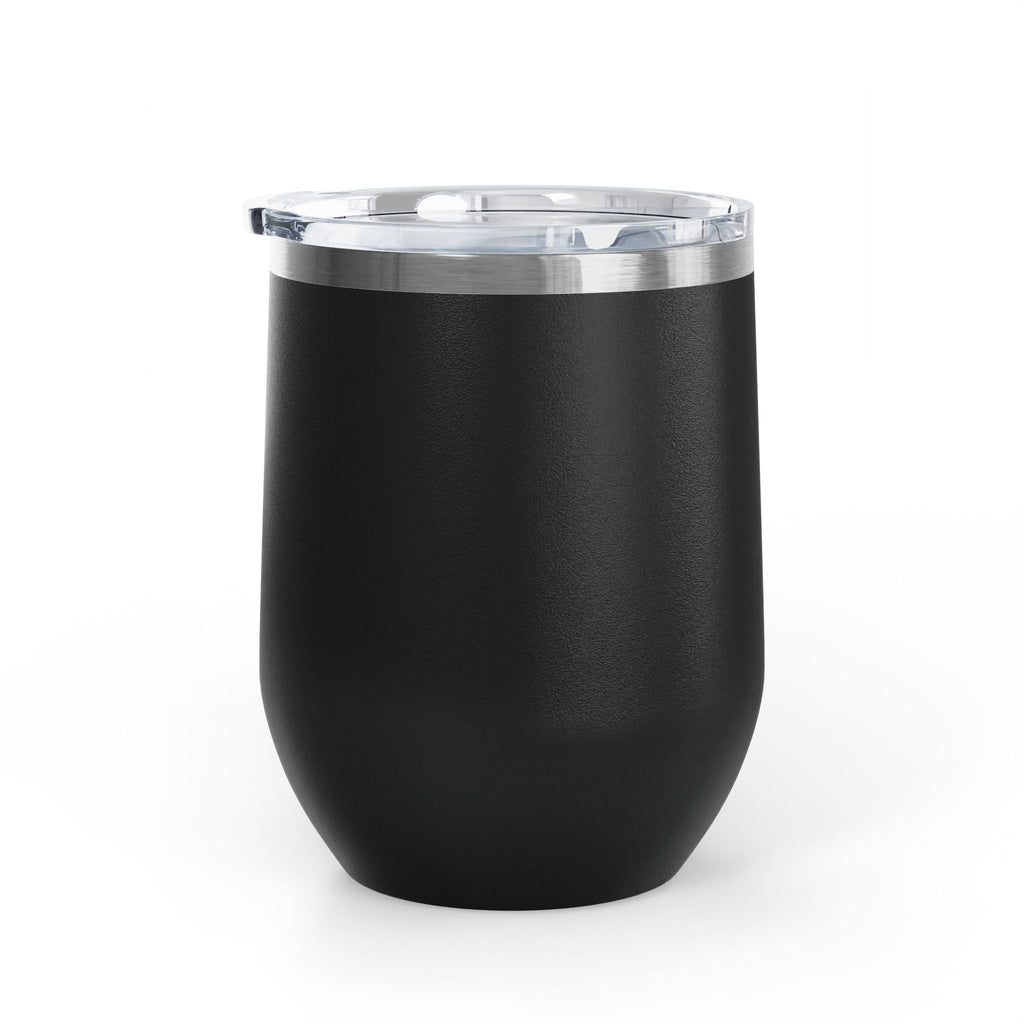 Join Me for a Liquid Regret Black Wine Tumbler 12oz | Spooky Wine Gift