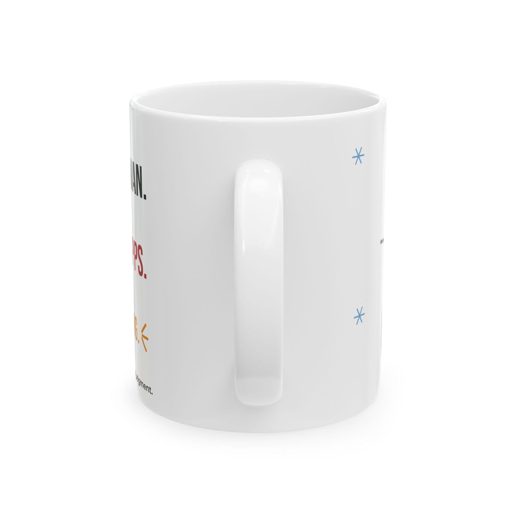 Half Snowman Half Schnapps Mug, Funny Christmas Coffee Mug 11oz, Drunk Snowman Holiday Gift