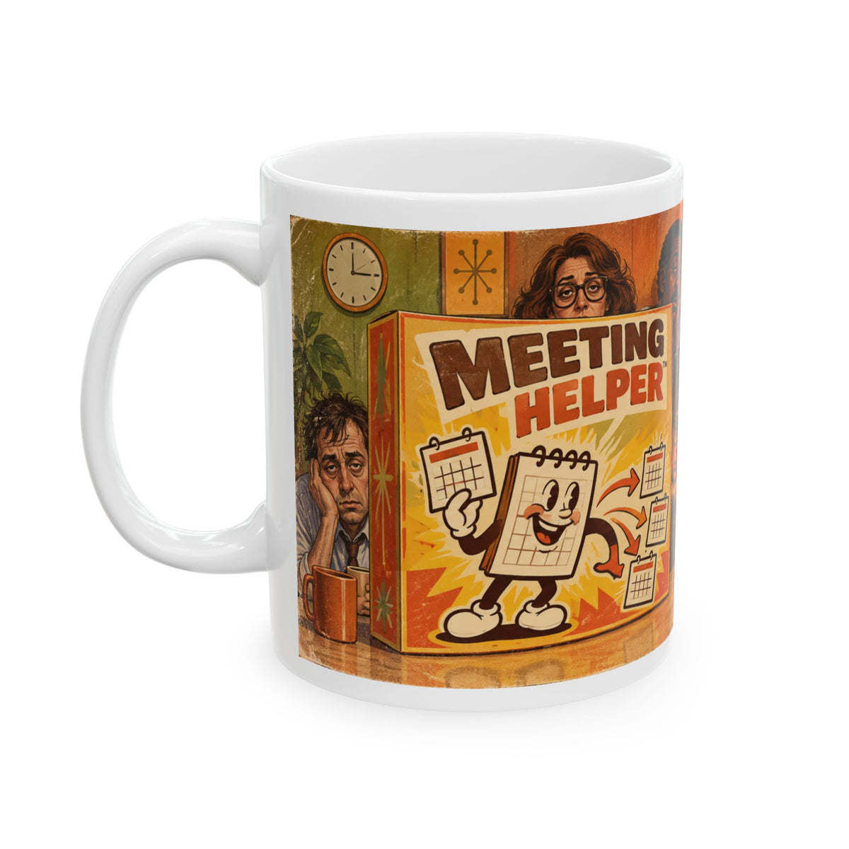 Meeting Helper Funny Office Mug | Coworker Christmas Gift