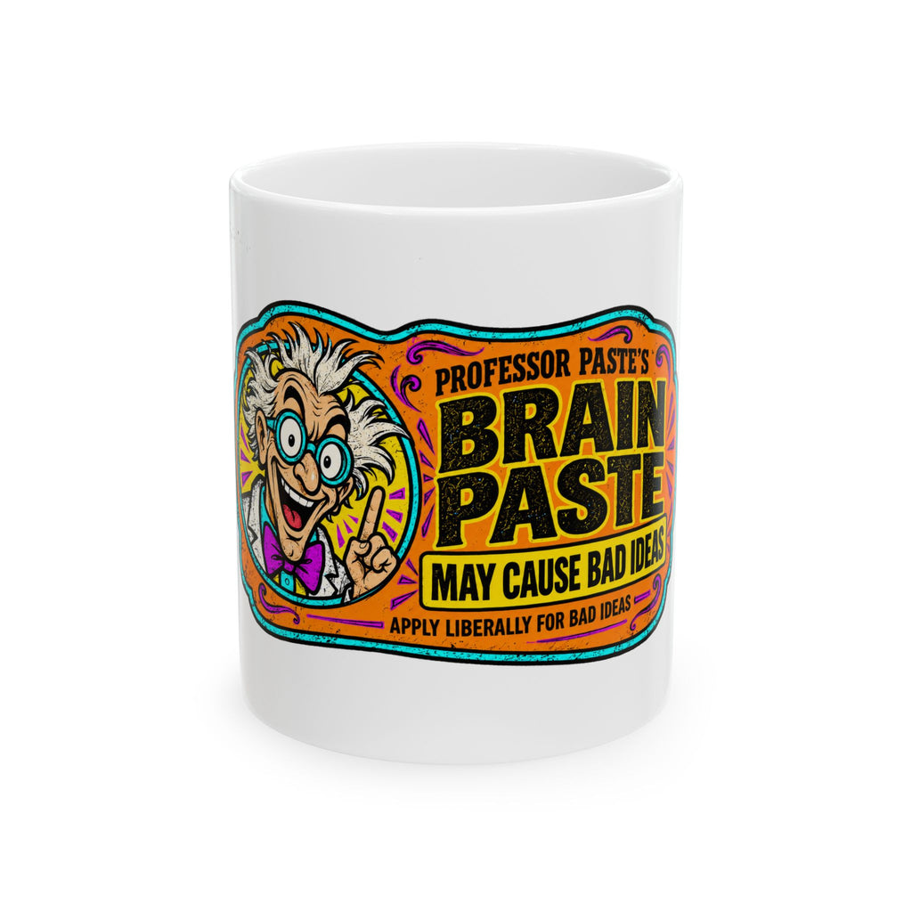 Brain Paste Funny Coffee Mug – Professor Paste’s | Coworker Christmas Gift