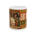 Eat Crayons, Stay Employed Funny Office Mug | Coworker Christmas Gift
