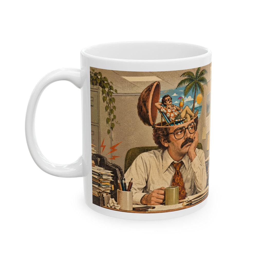 Mentally Elsewhere Funny Office Mug | Coworker Christmas Gift