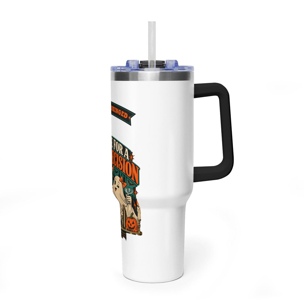 Join Me for a Pour Decision 40oz Tumbler | Funny Skeleton Bar Gift