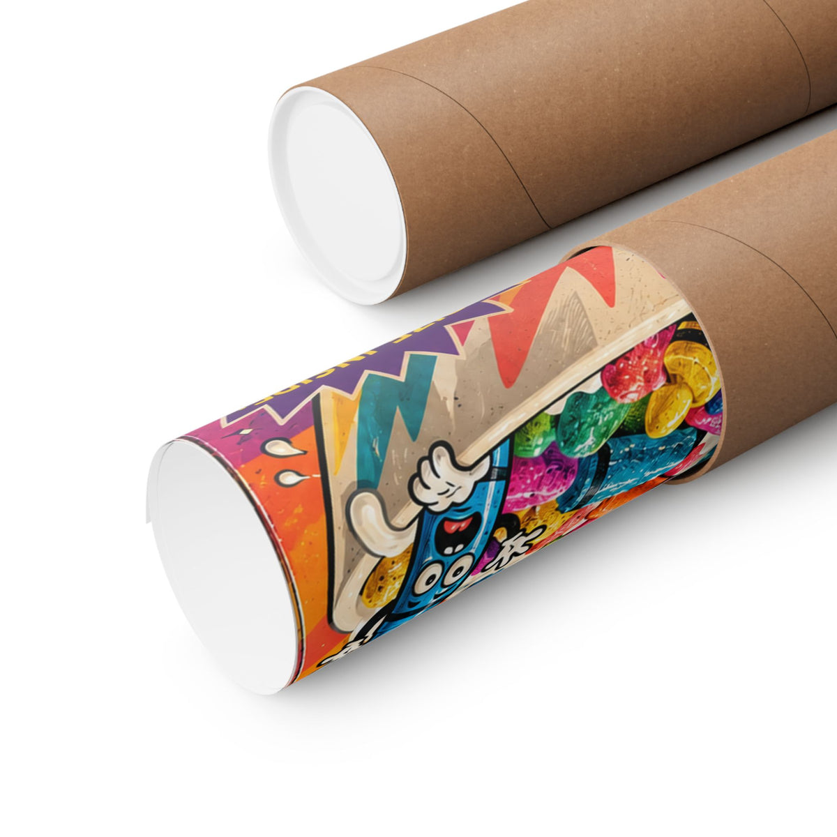 Crayon Crunch Cereal Box Poster – Funny Office Wall Art | Coworker Christmas Gift