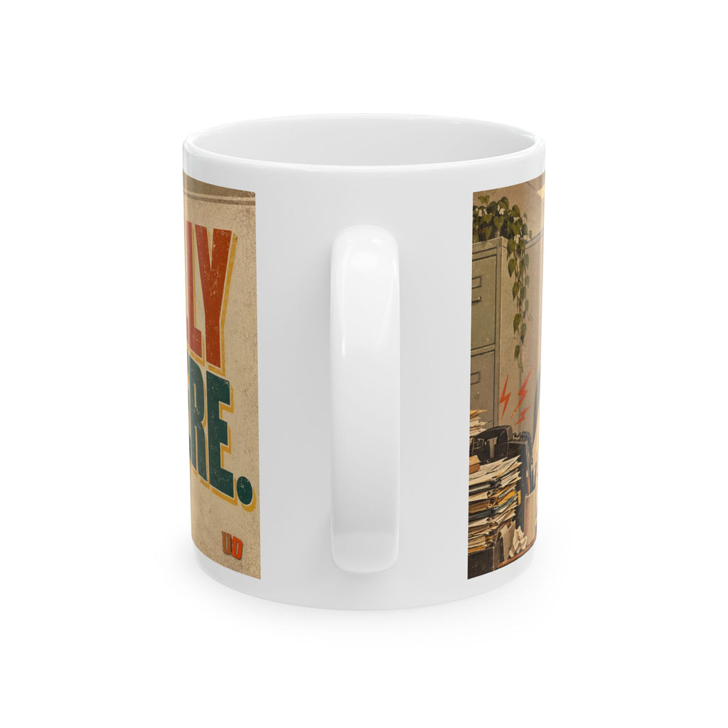 Mentally Elsewhere Funny Office Mug | Coworker Christmas Gift